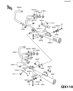 KZ1100 Глушитель