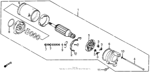 VF1100S Стартер