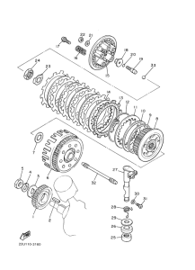 XV535 Сцепление