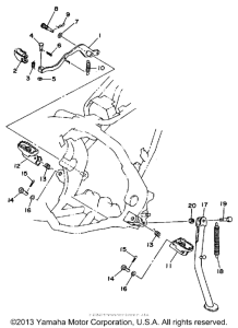 WR200RD Подножки