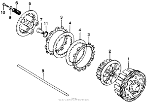 CJ360 Сцепление