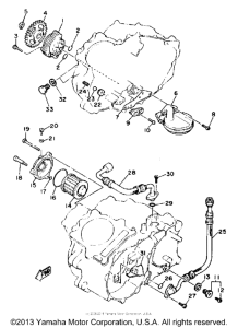 SRX600SC Масляный насос