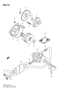 VL250 Масляный и топливный насос