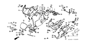 NSR125R Cowling comp