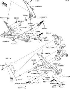 EX650 Подножки