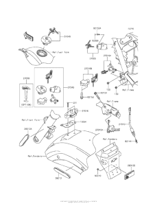 VN900 Замок зажикания