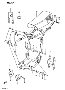 PE175 Frame -seat