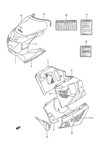 GSX-R1100 Cowling body