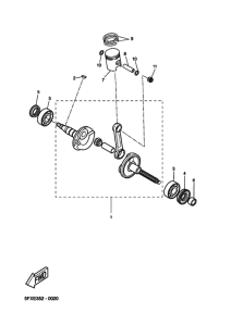 EW50 Коленчатый вал и Поршень