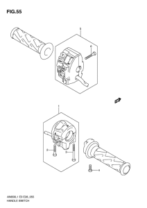 AN650 (ABS) Рулевой переключатель