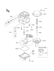 KLE500 Карбюратор в разборе