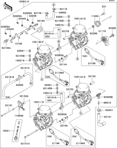 ZX600 Carburetor(1 / 2)