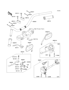 EJ650 ハンドルバー