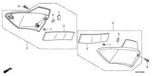 CBF1000 Боковая крышка