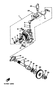 DT80MX Масляный насос