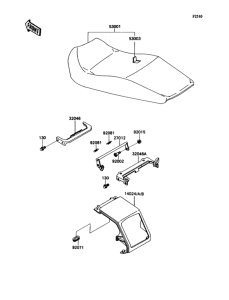ZX1100 Сиденье