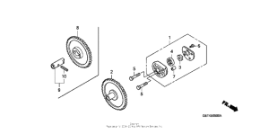 CHF50A Масляный насос