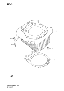 DR650 Цилиндр