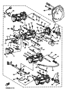 YZF750SP YZF750SPF Карбюратор