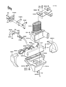 ZG1300 Воздушный фильтр
