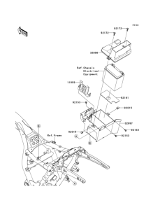  Короб для АКБ