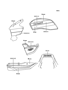 ZR1100 Наклейки