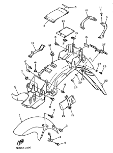 XJ600S (37KW) Крыло