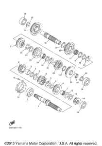 FJR13TC Трансмиссия