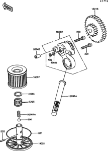EX305 Масляный насос