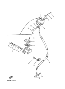 RZ125 Передний тормозной цилиндр