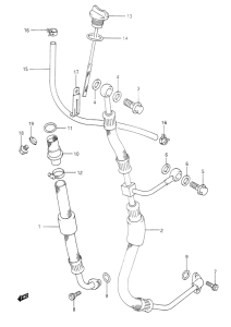 DR350 Шланг масляный