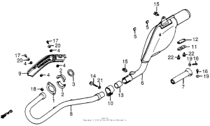 XR200R Глушитель