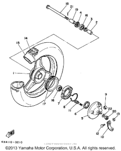 PW50K Переднее колесо