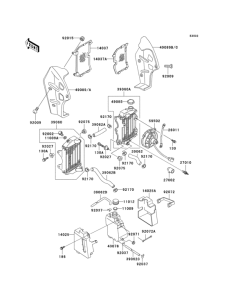 KL250 Радиатор