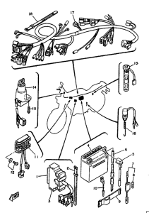 TZR125 Электрика 1