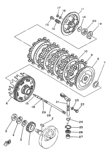 SR250SP Сцепление