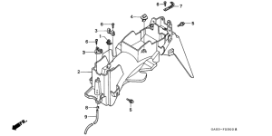 NSR75 Заднее крыло