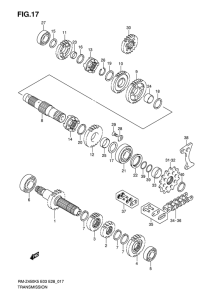 RM-Z450 Трансмиссия