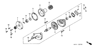 NX125 Маслонасос