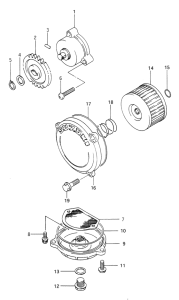 DR650 Маслонасос