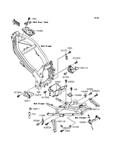ZX250 バッテリーケース