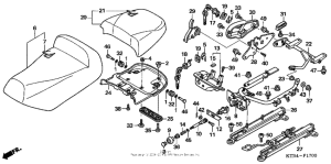 PS250 Сиденье