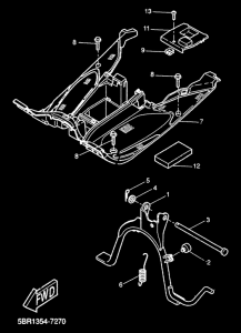 YQ50 Soporte apoyapie