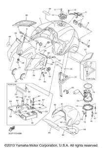 FZS10YL Топливный бак