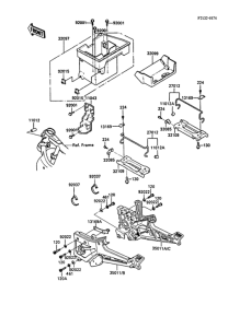 ZX900 Короб для АКБ