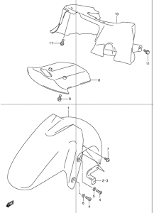 UC150 Переднее крыло