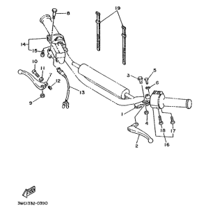 DT80LC Handle switch. lever