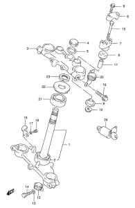 DF125 Траверса нижняя