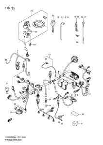 GSX1250 (ABS) Жгут проводов