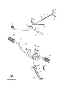 YB-1 Стэнд и упор для ног